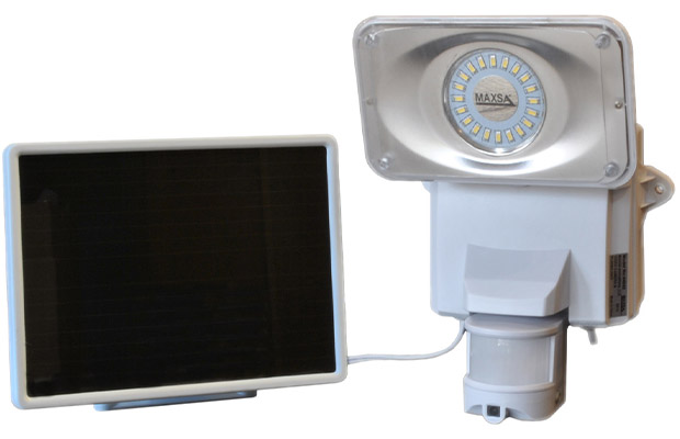 Maxsa Motion-Activated Solar Security Camera and Floodlight